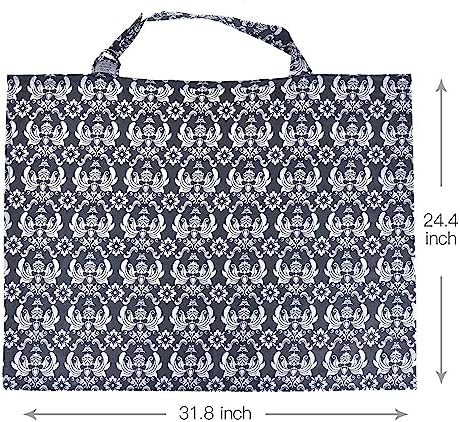 UHINOOS nursing cover folded inside a diaper bag