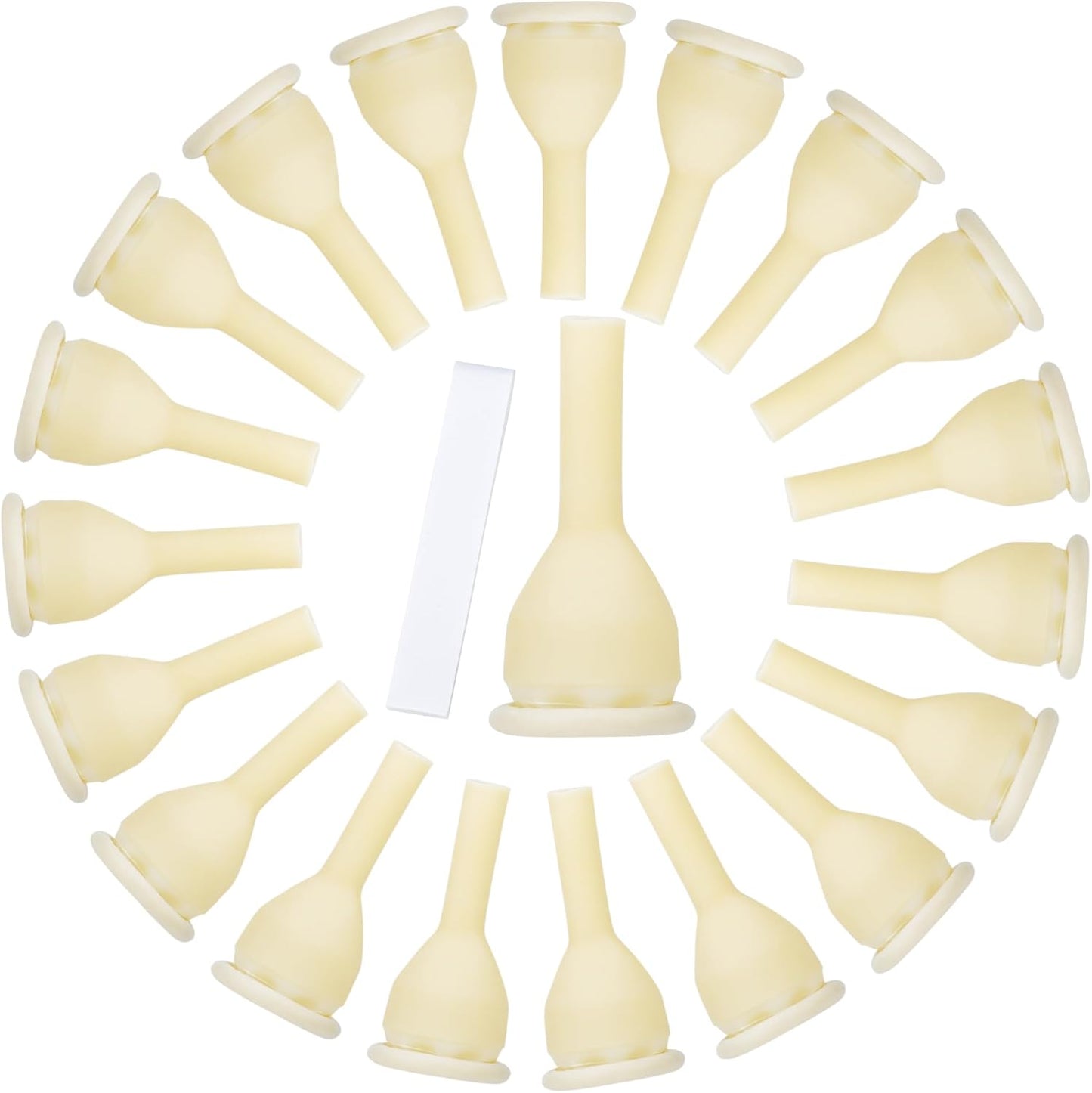BeHerk 35mm latex condom catheters front view