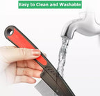 Lceyco chemical free dandruff removal tool package detailing fine tooth spacing