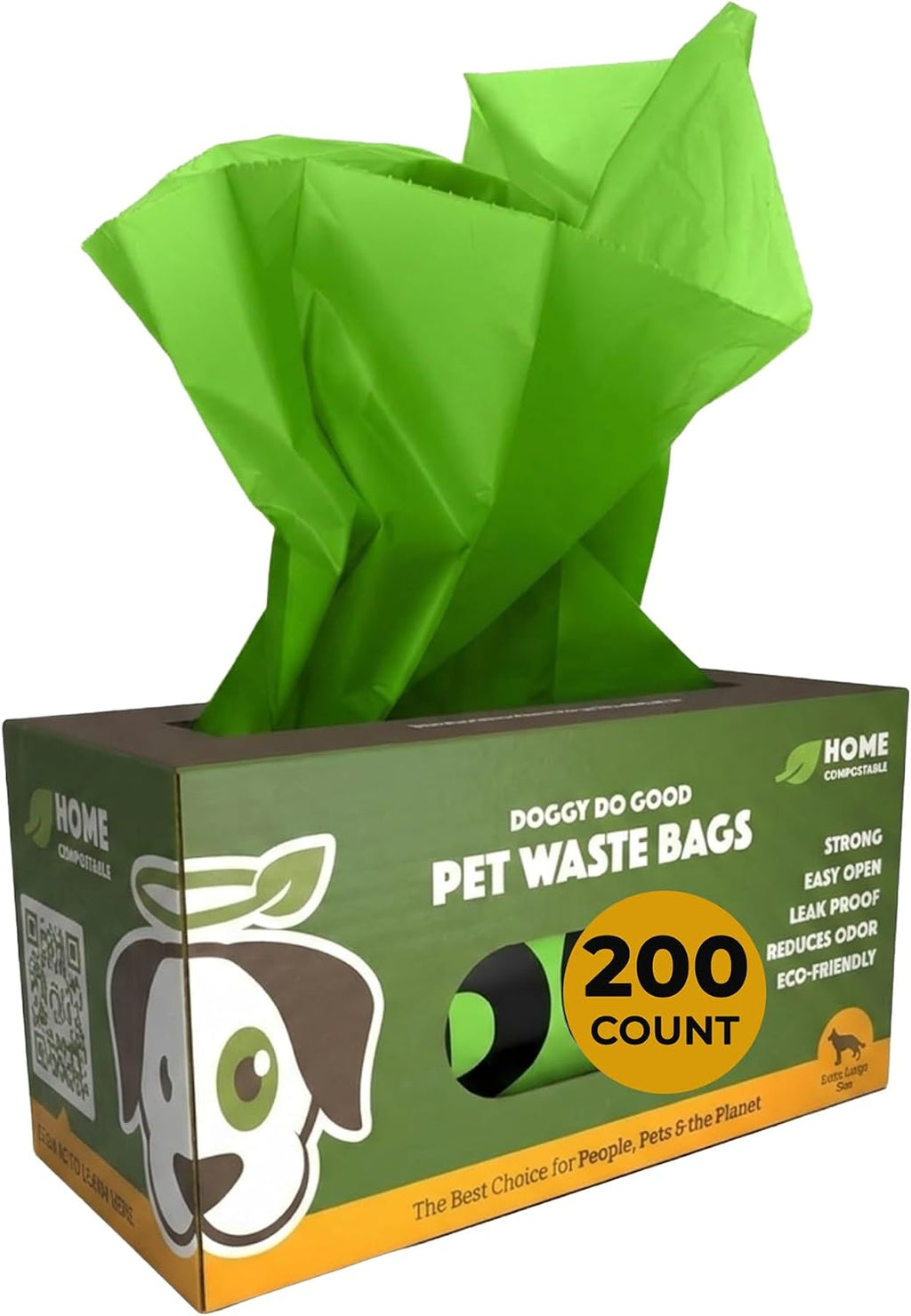 Doggy Do Good - 180 Count, Heavy Duty Poop Bags for Dogs - Standard Size - Dog Waste Bags Made with 50% Recycled Plastic + 15% Biobased Material - Landfill-Friendly, Unscented, Leak-Proof - Image 11