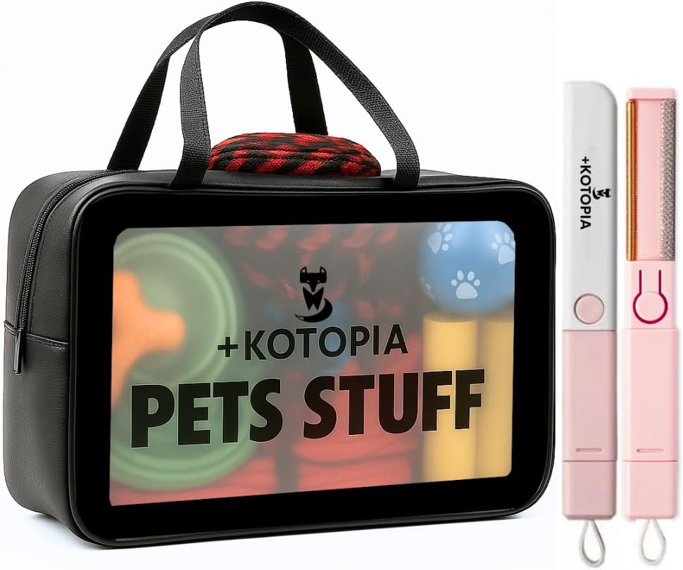 Kotopia pet travel grooming organizer bag front view