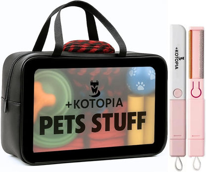 Kotopia pet travel grooming organizer bag front view