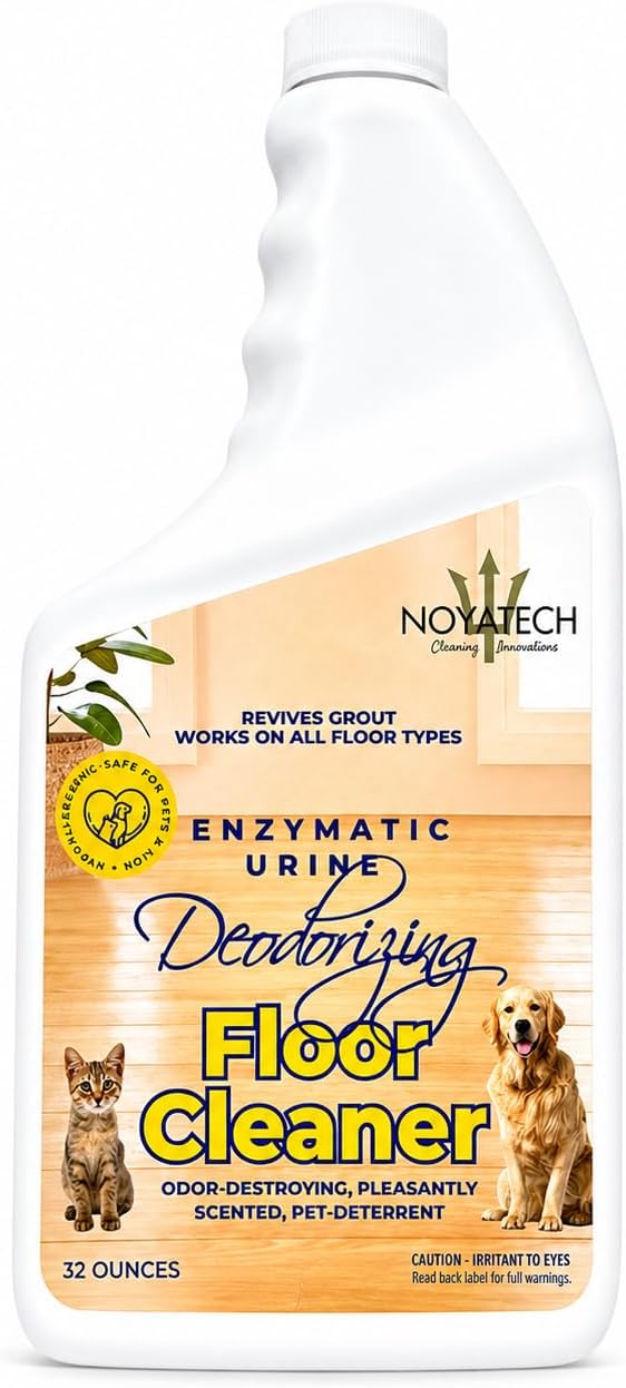 NOYATECH Pet Floor Cleaner - Enzyme-Powered Degreaser for Urine, Odor & Grime | Safe for Tile, Vinyl, Grout & Hardwood | Residue-Free & Pet Safe - Image 10