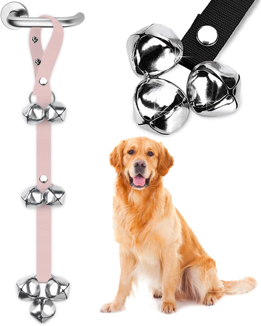 BLUETREE Dog Doorbells Premium Quality Training Potty Great Dog Bells Adjustable Door Bell Dog Bells for Potty Training Your Puppy The Easy Way - 7 Extra Large Loud 1.4 DoorBells - Image 12