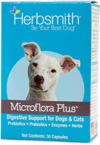 Herbsmith Microflora Plus - Dog Digestion Aid -Probiotics and Digestive Enzymes for Dogs - Prebiotic for Dogs - 120 Capsules - Image 11