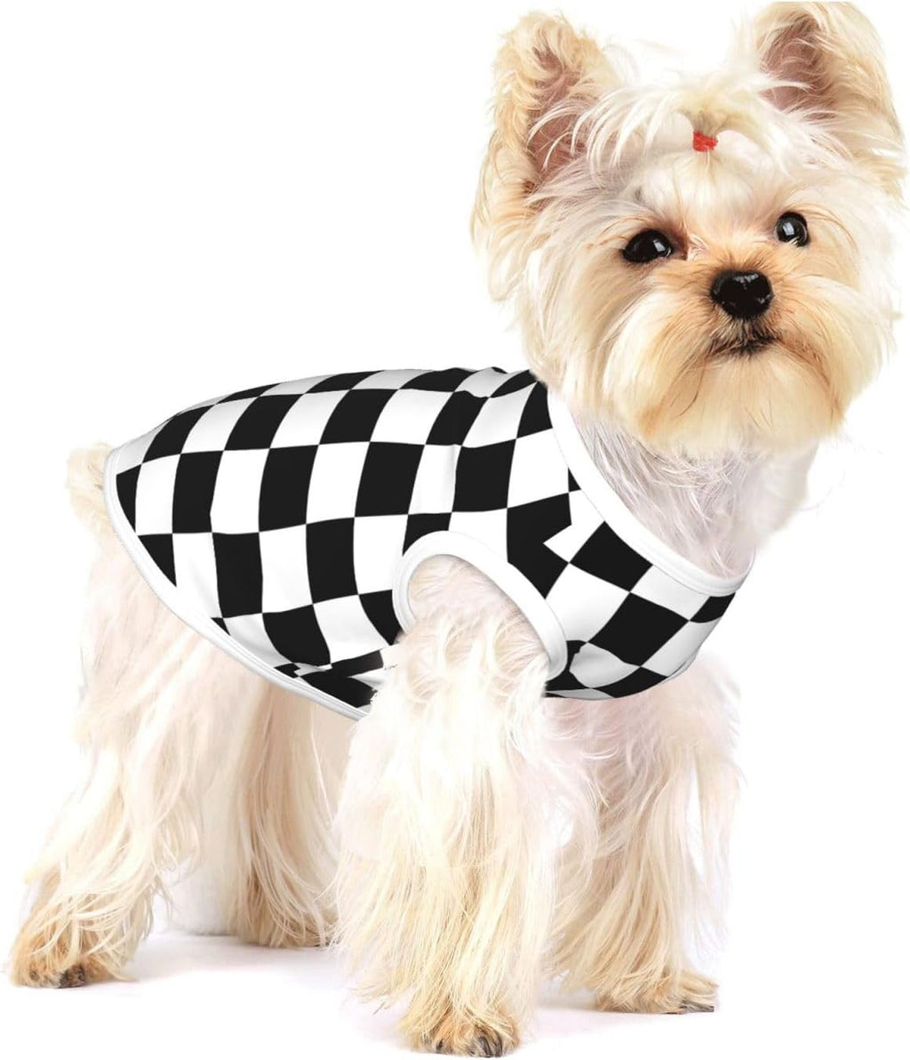 Vintage Uruguay Flag Uruguayan Pride Dog Shirts Sleeveless Puppy Cotton T-Shirts Breathable Dog Clothes Pet Apparel Tank Top Pullover Doggy Cozy Canine Wear for Small Dogs Cats Red Small - Image 11