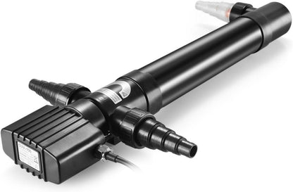 Flexzion Pond UV Lights for Outdoor Ponds - 9W Small Light, 2113-Gal Capacity, 1500L/H UV Pond Clarifier for Outdoor Ponds, Clears Water in Days (CUV-109A) - Image 11