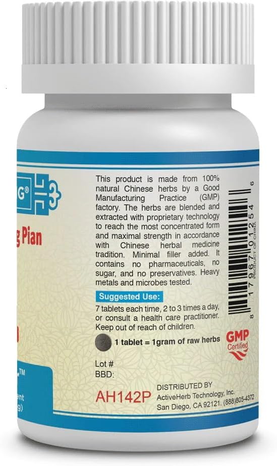 ActiveHerb KneeKinder traditional Chinese herbal tablets for joint health support packaging details