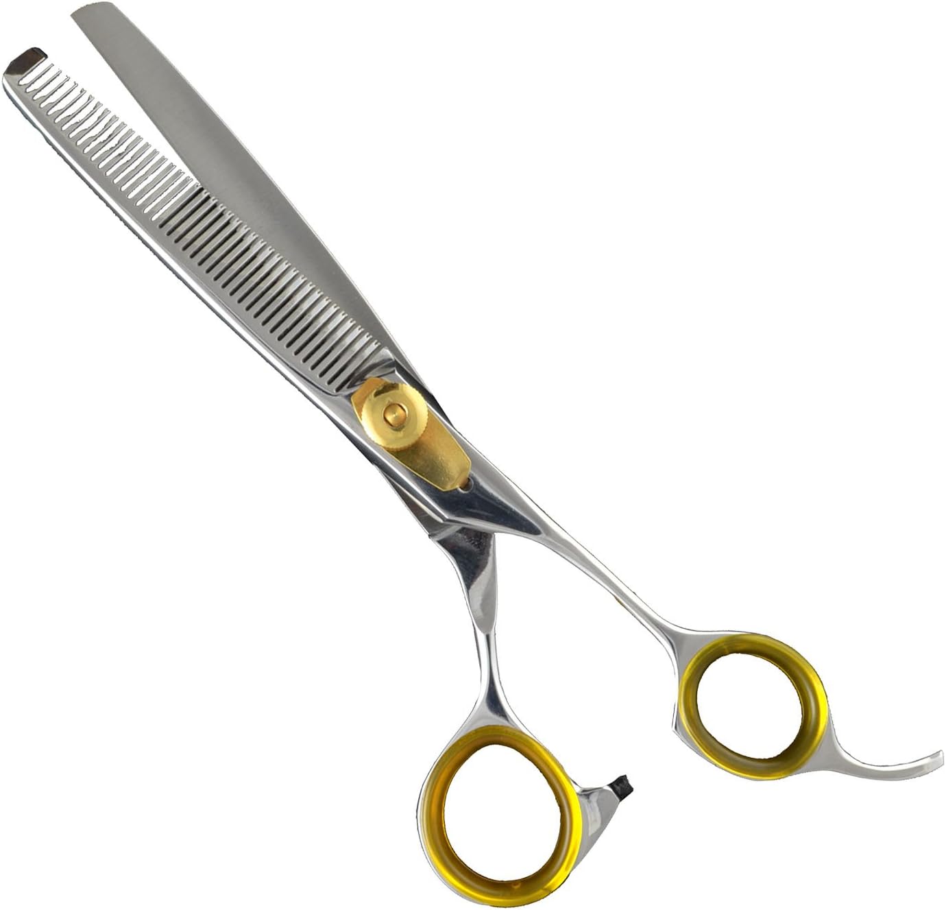Sharf Gold Touch Pet Grooming Shear | Straight Cat & Dog Grooming Scissors | 6.5 Inch | 440c Japanese Stainless Steel Pet Dog Shearing Scissors | Animal Shears with Removable Comfort Rings - Image 15