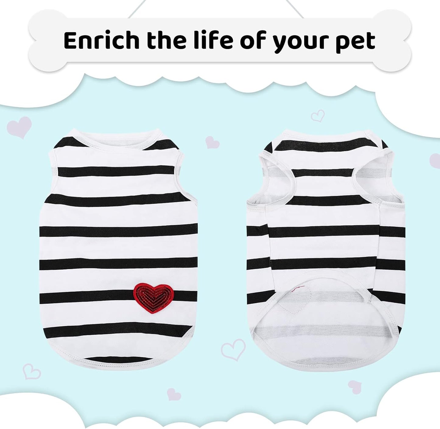Close up of soft cotton fabric on Preferhouse pet tee