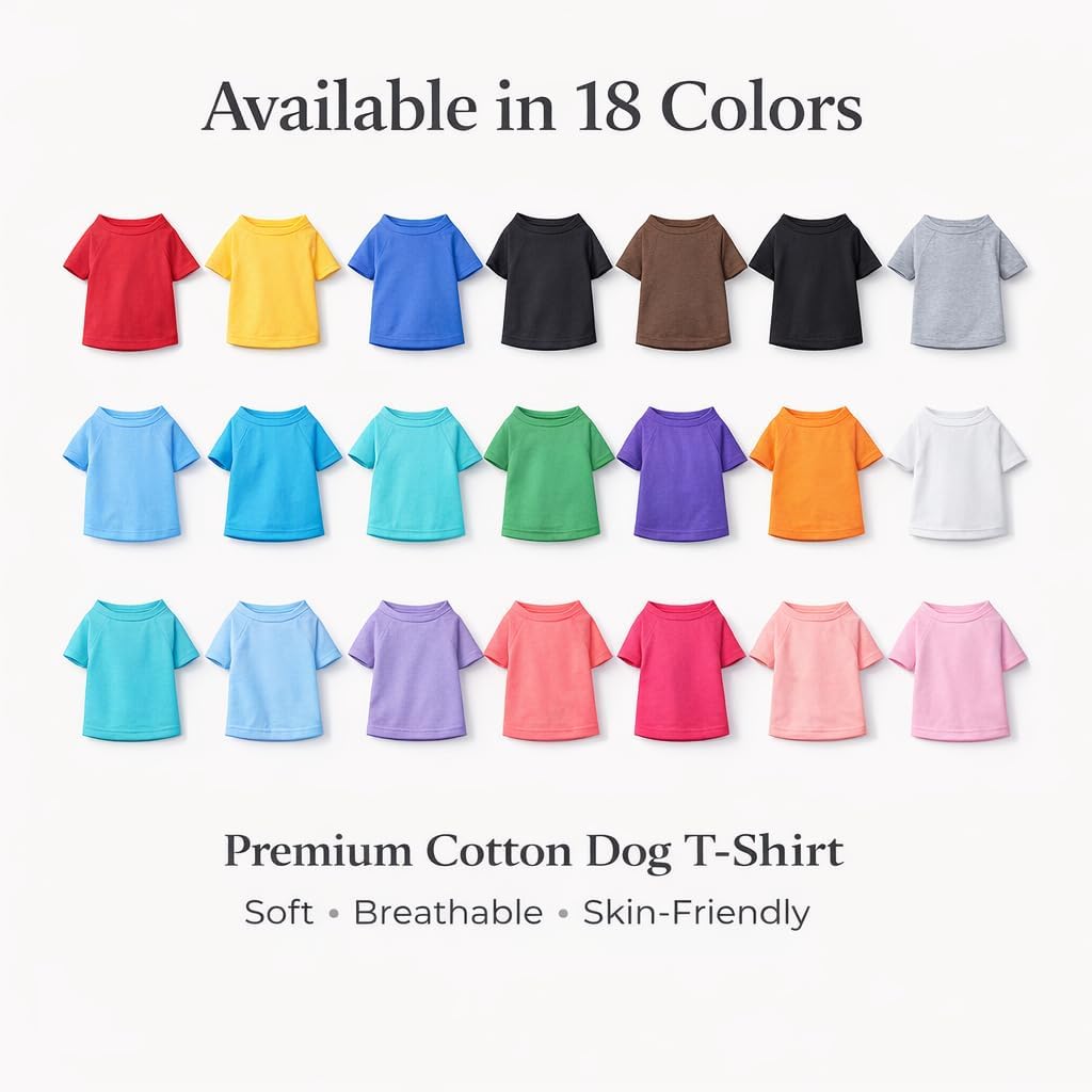Close up of 100 percent cotton fabric texture on dog shirt
