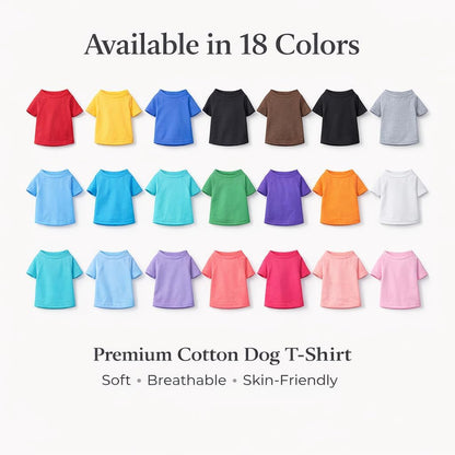 Close up of 100 percent cotton fabric texture on dog shirt