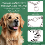 Heavy duty metal choker collar for large dog obedience walk guidance