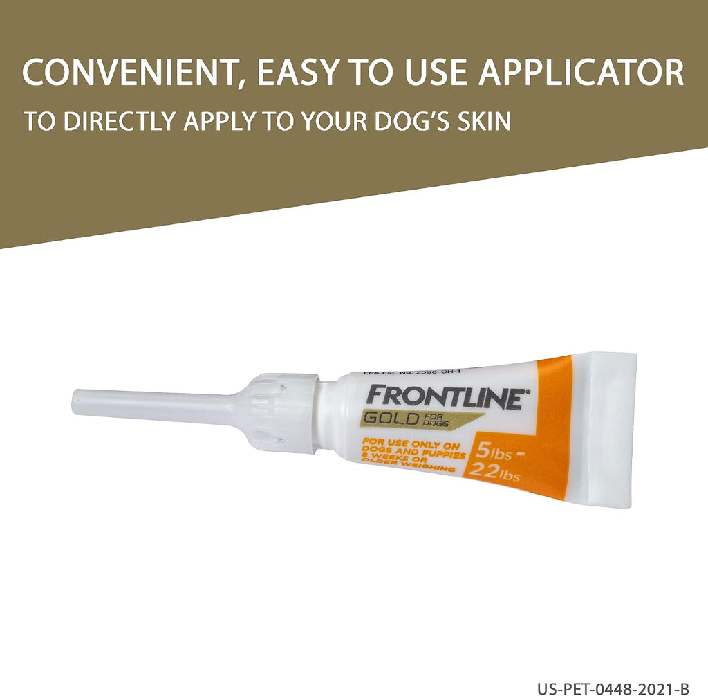 Frontline Gold vet recommended small puppy flea and tick control package