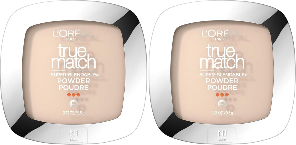 L'Oreal Paris True Match Super Blendable Oil Free Foundation Powder, C3 Light Medium, 0.33 oz, Packaging May Vary - Image 9