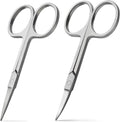 BEZOX premium nail scissors two piece set front view professional manicure tools