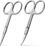 BEZOX premium nail scissors two piece set front view professional manicure tools