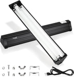 UVB Light for Reptiles Bearded Dragon, T5 UVB Reptile Light Fixture HO UVB Bulb Lighting Combo Kit 10.0 8W UVA UVB Reptile Light Bulb Terrarium Lamp Tube Bar for Snake Gecko Turtle Lizard, 12 Inch - Image 11