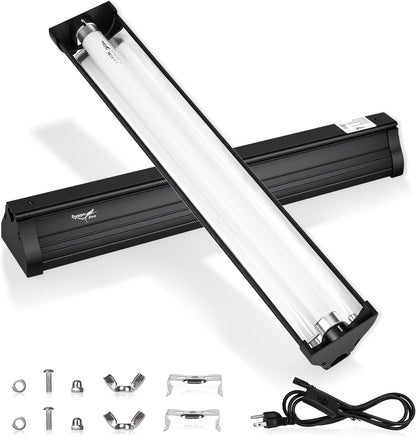 UVB Light for Reptiles Bearded Dragon, T5 UVB Reptile Light Fixture HO UVB Bulb Lighting Combo Kit 10.0 8W UVA UVB Reptile Light Bulb Terrarium Lamp Tube Bar for Snake Gecko Turtle Lizard, 12 Inch - Image 11