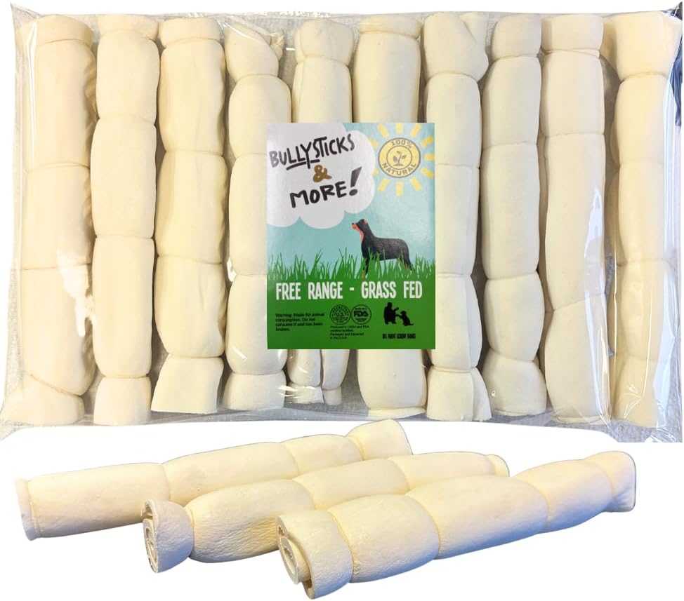 Three count pack of premium high protein dog chews