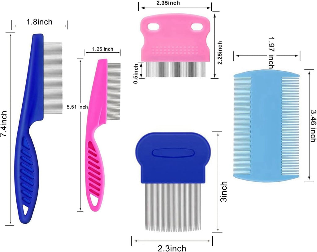 Close up of stainless steel flea comb teeth on Juwantu grooming tool