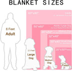 GlisterGlow personalized dog blanket protecting a car seat during travel with pets
