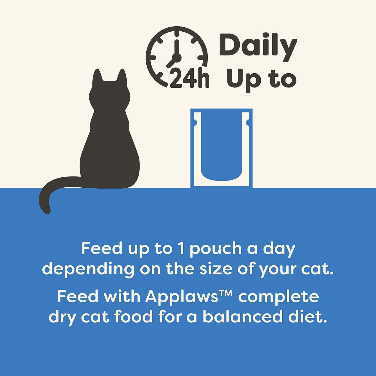 USA sourced Applaws fish selection wet cat food box packaging