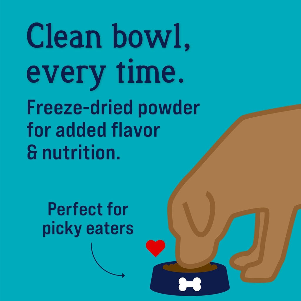 Stewart freeze dried beef liver meal topper for picky dogs