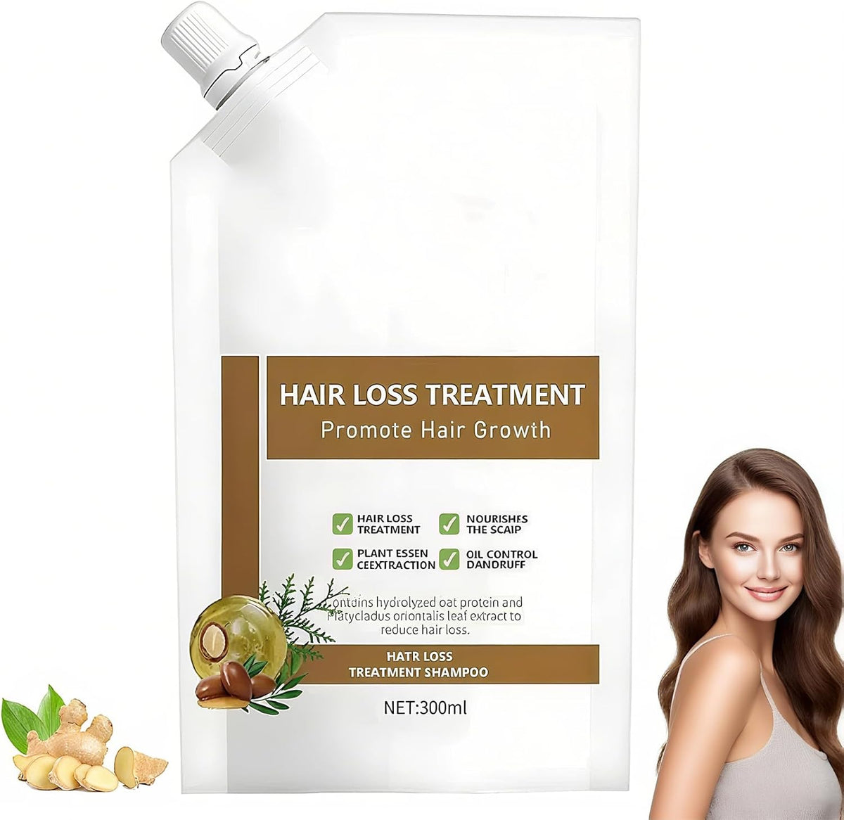 Kunbry Remimpi anti hair fall hair loss shampoo 300 milliliters bottle front view