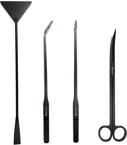Capetsma five piece aquascape tool set displayed flat against a clean background.