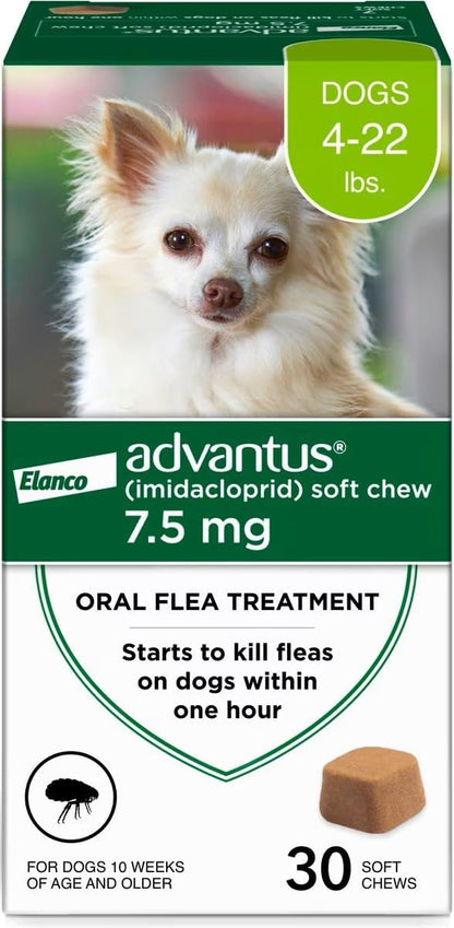Advantus Dogs Fast Acting Oral Flea Treatment Soft Chewable 23 - 110 lbs. | 7 ct. - Image 11
