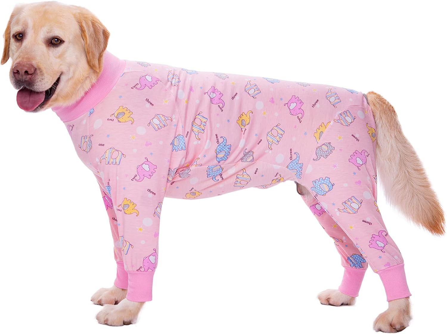 Dog Recovery Suit After Surgery Female Male, Medium Large Dog Neuter Shirt Cone Alternatives Prevent Licking Surgical Onesies (Strawberry, 3XL) - Image 10