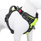 PHOEPET No Pull Dog Harness Medium Reflective Front Clip Vest with Handle,Adjustable 2 Metal Rings 3 Buckles,[Easy to Put on & Take Off](M, Orange) - Image 15