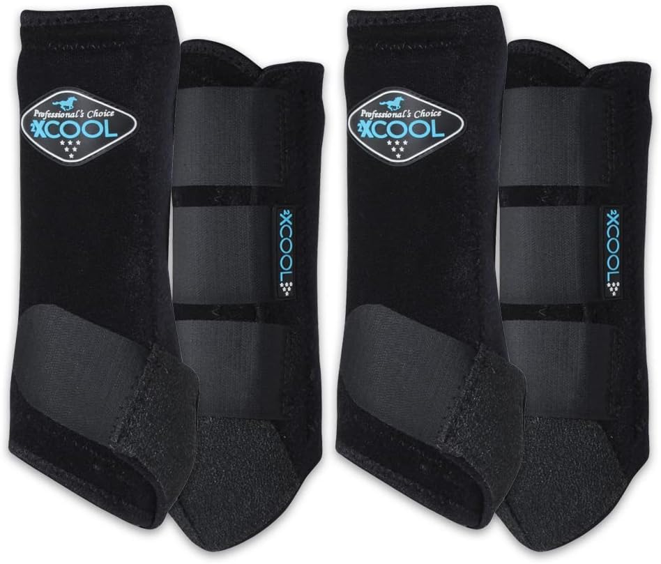 Professional's Choice 2XCOOL Sports Medicine Horse Boots | Protective & Breathable Design for Ultimate Comfort & Durability in Active Horses | Value 4 Pack - Image 14