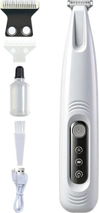 Close up of Odetina waterproof cat paw trimmer showing micro precision blade
