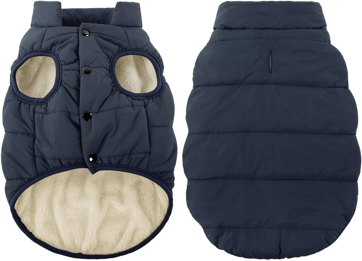 ASENKU Dog Winter Coat - Waterproof Windproof Dog Jacket, Warm Snowproof Doggie Puffer Vest for Cold Weather, Lightweight Snow Coats for Small Medium Large Dogs(L, Red) - Image 10
