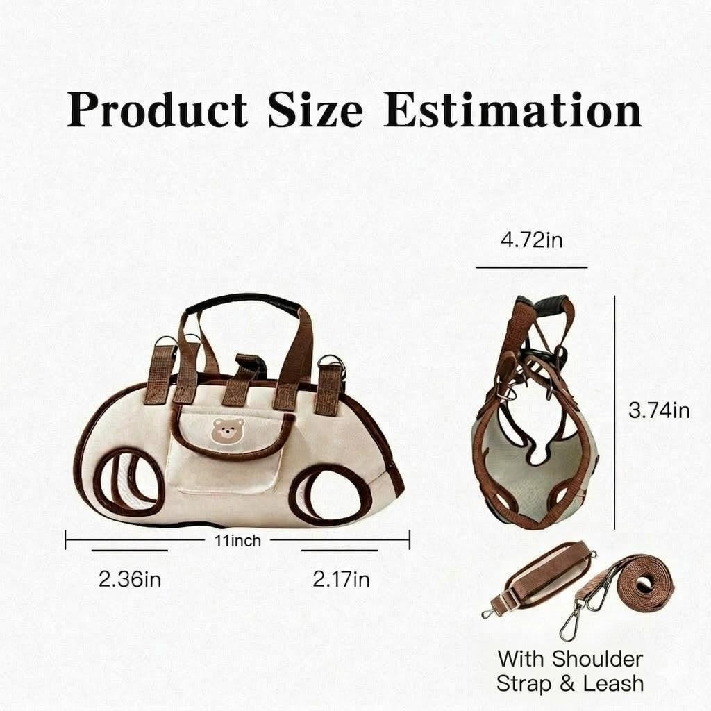 Yinghoyedo pet sling breathable mesh fabric detail