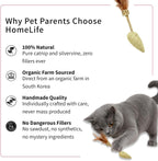 Indoor cat interacting and kicking the Home Life Pet Snuggler toy