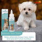 Safe dog eye drops for pink eye irritation and debris removal