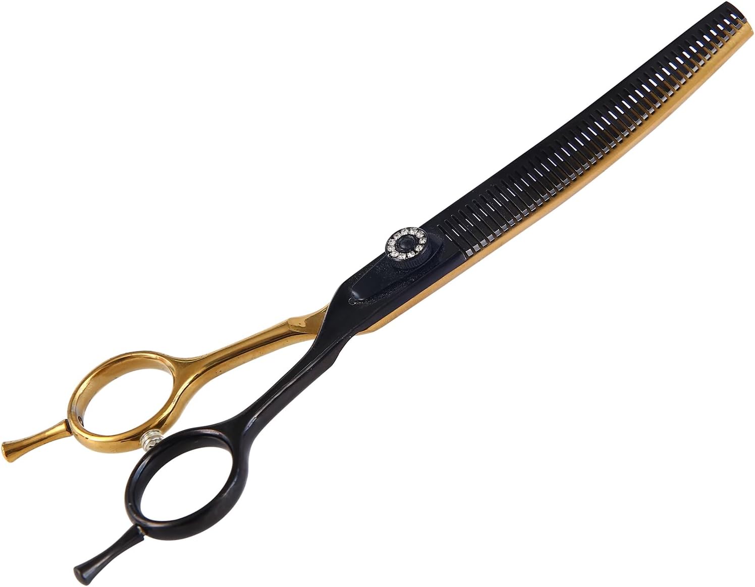 7" Curved Thinner Dog Scissor, Curved Blender Scissors, 40 Teeth, 30% Thinning Rate, Professional Pet Shear for Groomer, Ergonomic Dog Grooming Scissor, Dogs Shear for Grooming - Image 10