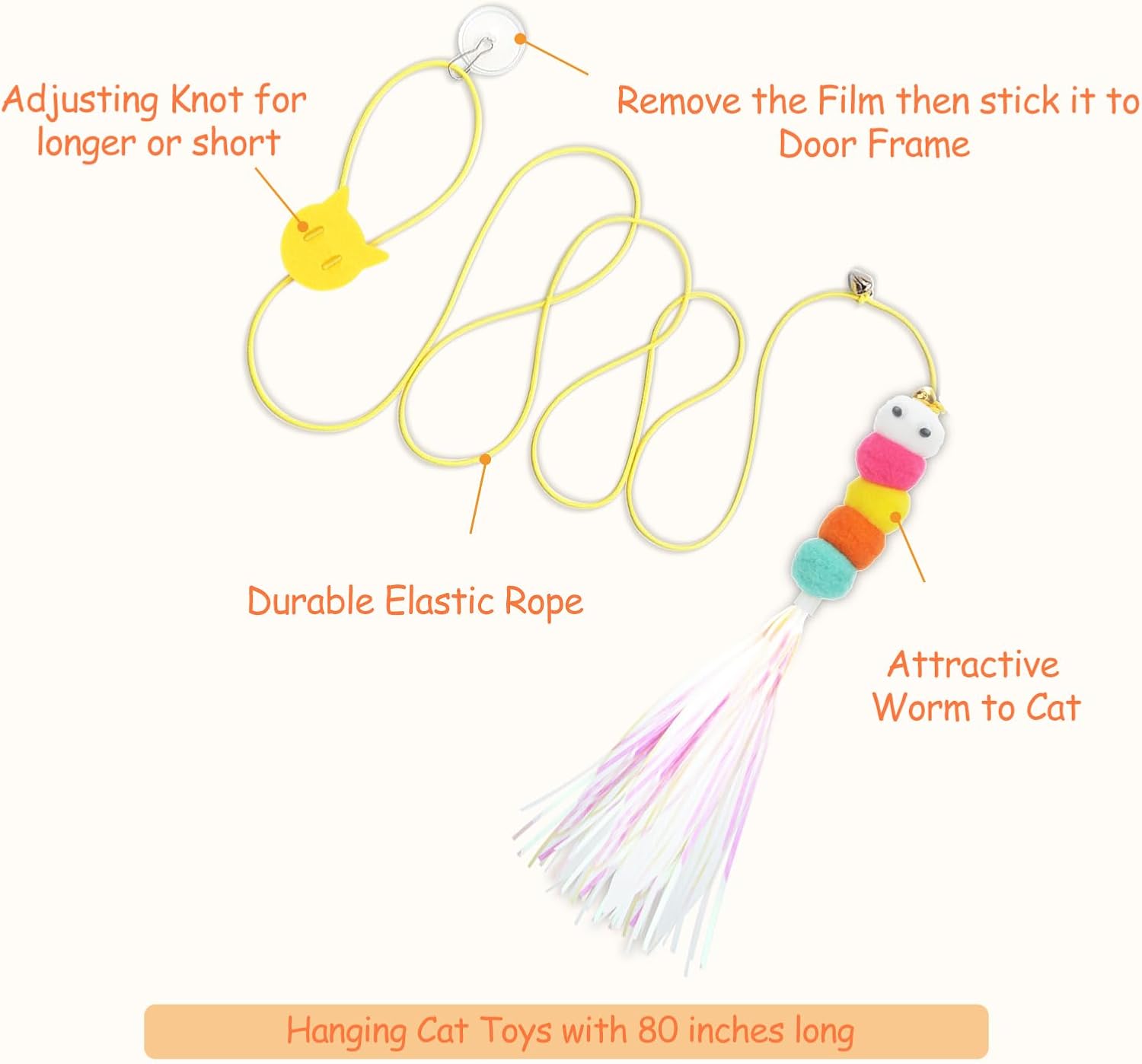 Handheld interactive teaser wand mode for pet owner bonding time.