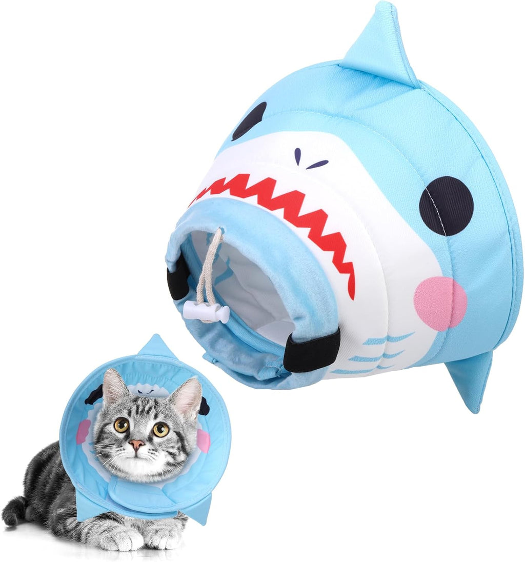 KOOLTAIL Cat Cone Collar Soft, Adjustable Cat Cones to Stop Licking, Foldable Donut Water Resistant Pet Recovery Neck E Collars After Surgery, Kitten Elizabethan Collar for Small to Large Cats,Brown M - Image 12