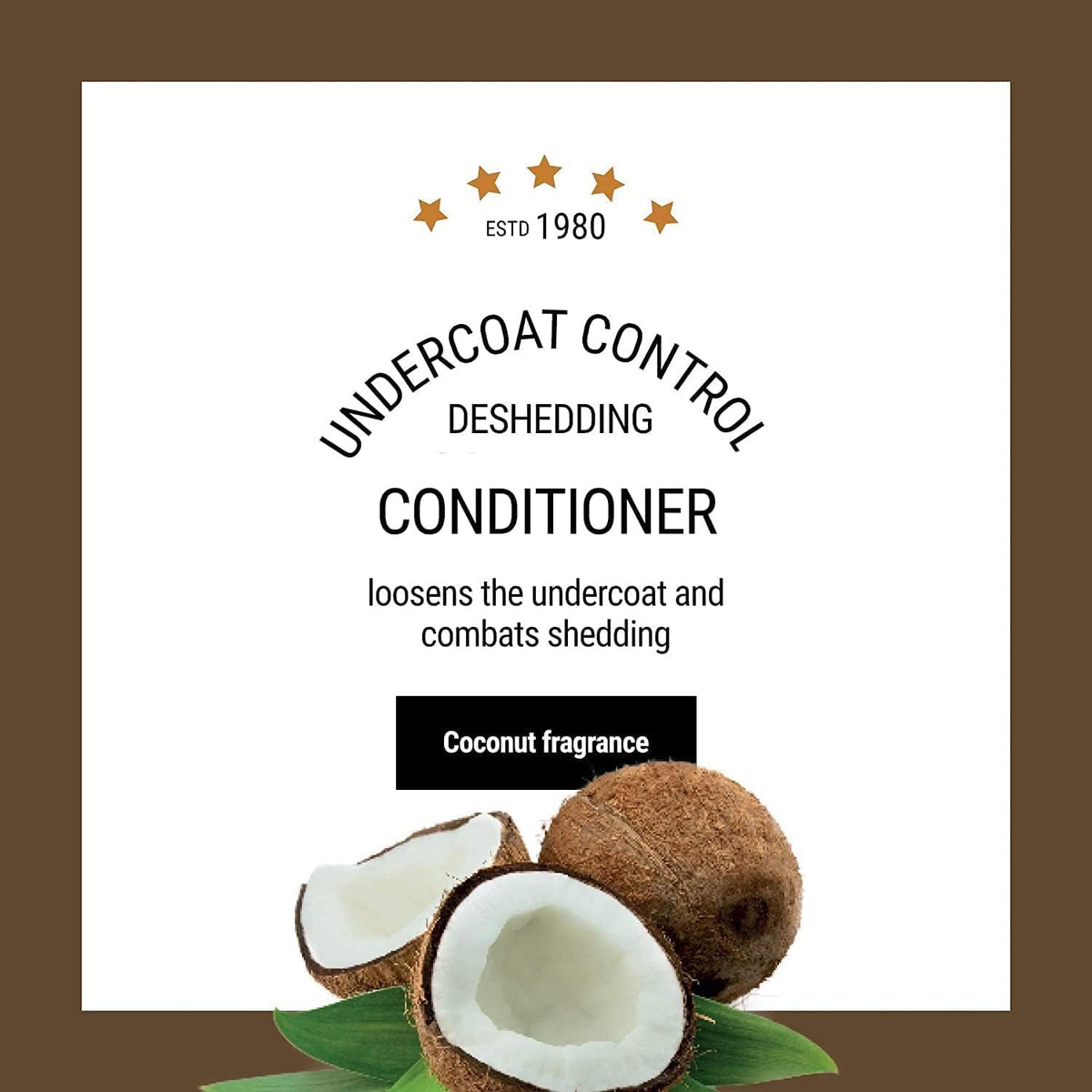 The Coat Handler anti shed pet conditioner enriched with Omega fatty acids and Vitamin E