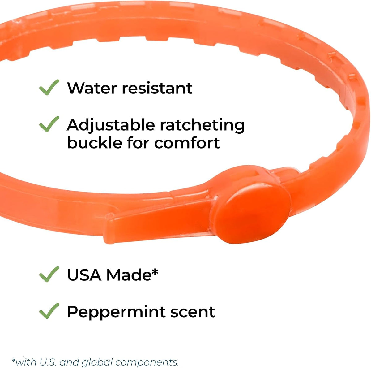 Back of packaging showing wondercide collar features
