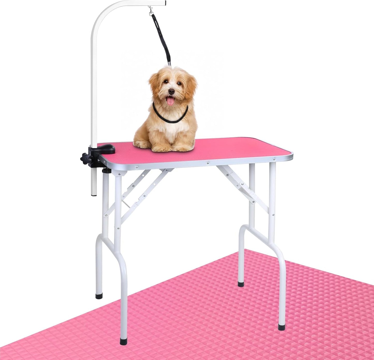 Leibou foldable pet grooming table front view