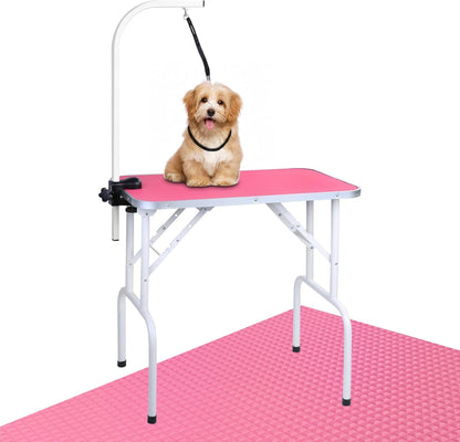 Leibou foldable pet grooming table front view