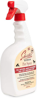DEET free non toxic animal bug spray bottle with trigger mechanism for easy farm application