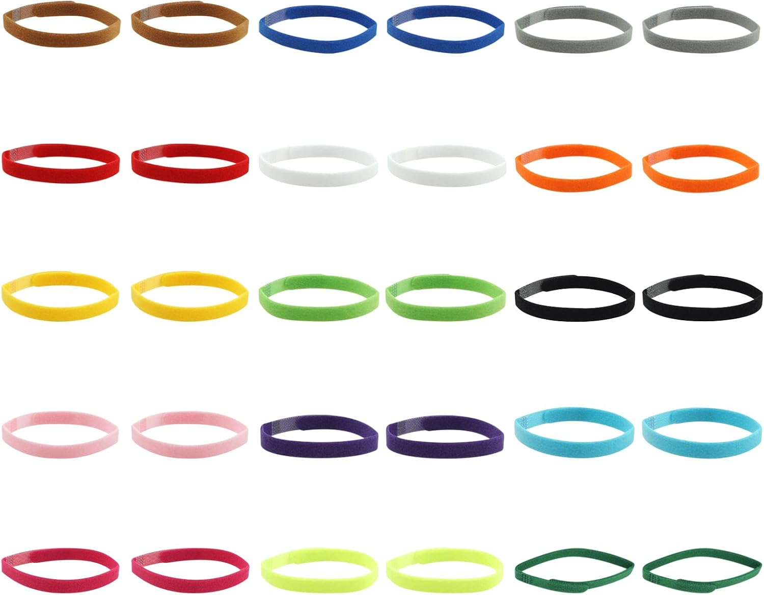 Complete packaging of the 30 piece RJLCTH whelping collars set for professional dog breeders.
