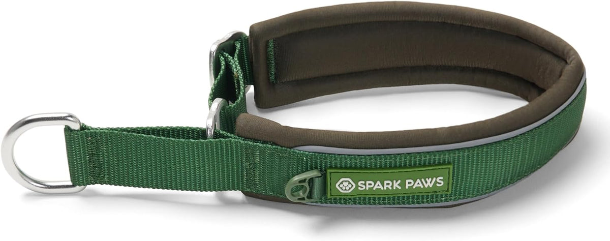 Spark Paws Martingale Dog Collar - Cushioned Slip-On Training Collar, Heavy Duty, Safety-Tested No-Buckle Collar for Medium & Large Dogs - 90s Retro - C - Image 11