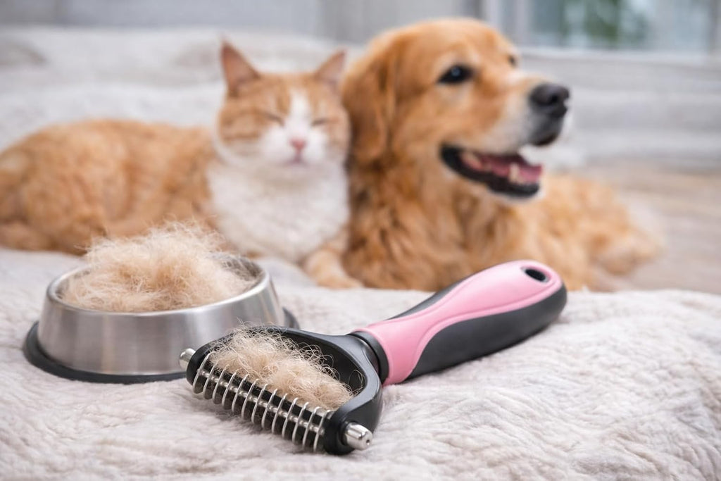 Packaging of the authentic USA-imported pet grooming tool